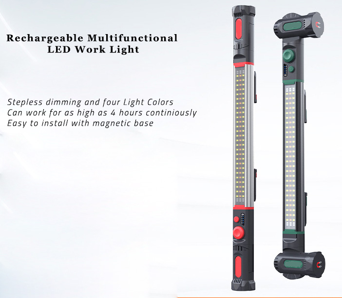 Multifunctional Rechargeable LED Work Lights 